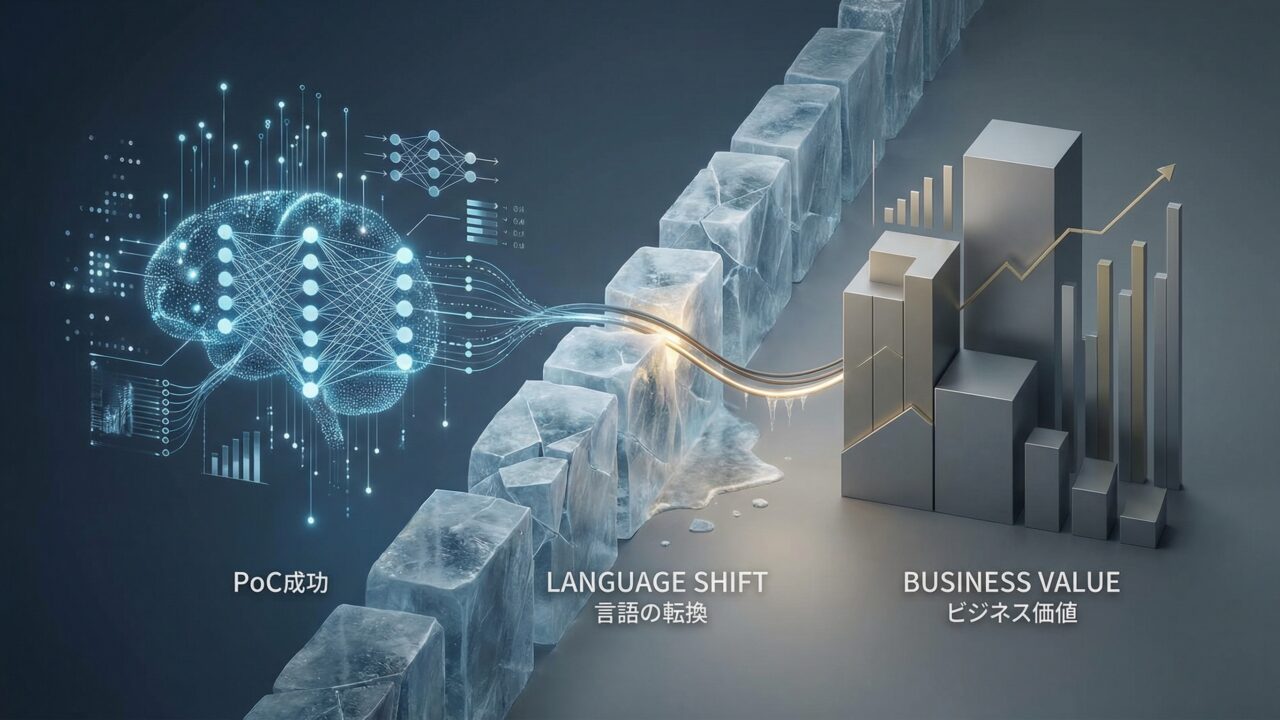 「PoCは成功したのに」なぜAIプロジェクトは凍結されるのか？技術的成果をビジネス価値に転換するための視点