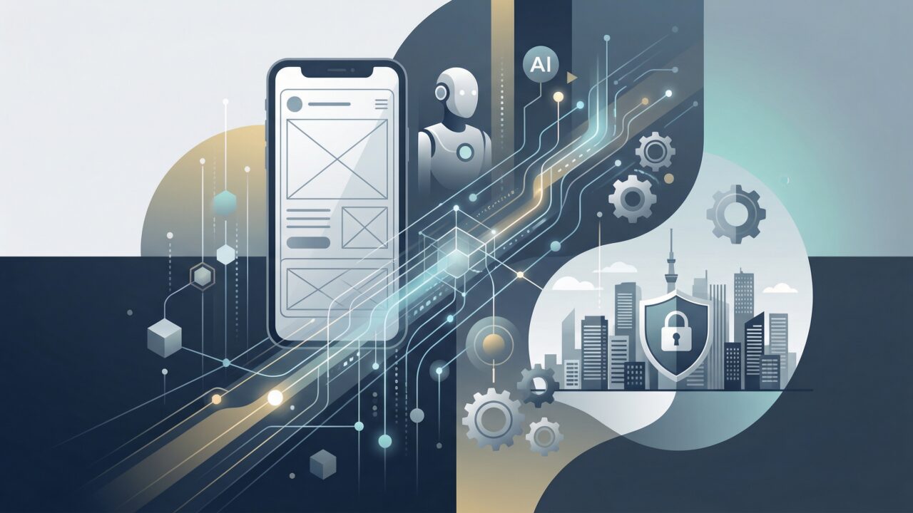 Google GeminiのモバイルUI刷新が示唆する「AIエージェント化」の加速と、日本企業が直面するモバイルガバナンスの課題