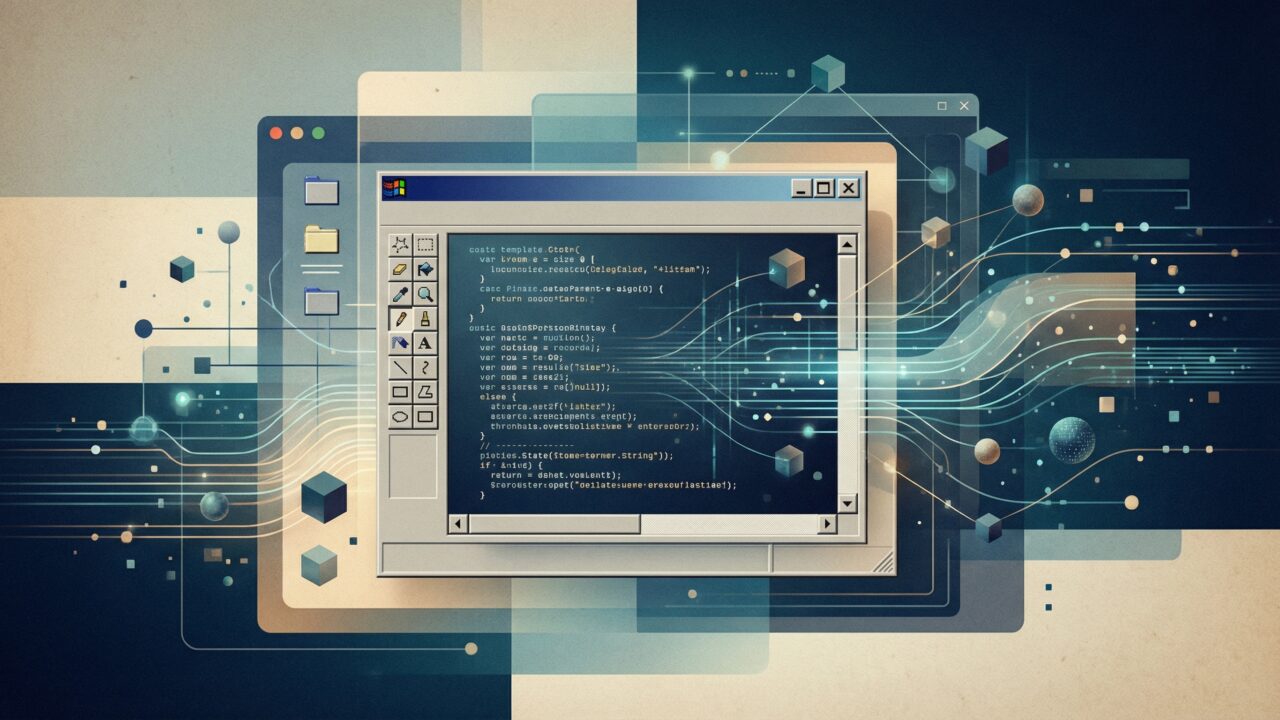 最新AIを「Windows 98風」画面で操作するツールが示唆する、生成AI定着のためのUI/UX戦略