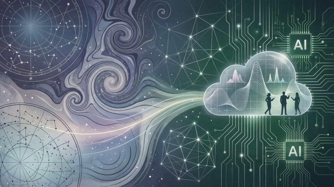 ビジネスにおける「未来予測」の進化：占星術からAIによるデータ駆動の意思決定へ